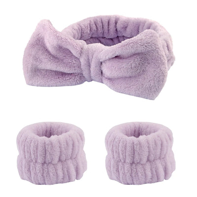 Coral Fleece Wash Face Headband Absorbent Waterproof - Smarsty