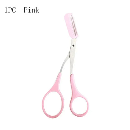 Precision Eyebrow Trimming Scissors with Built-in Comb - Smarsty