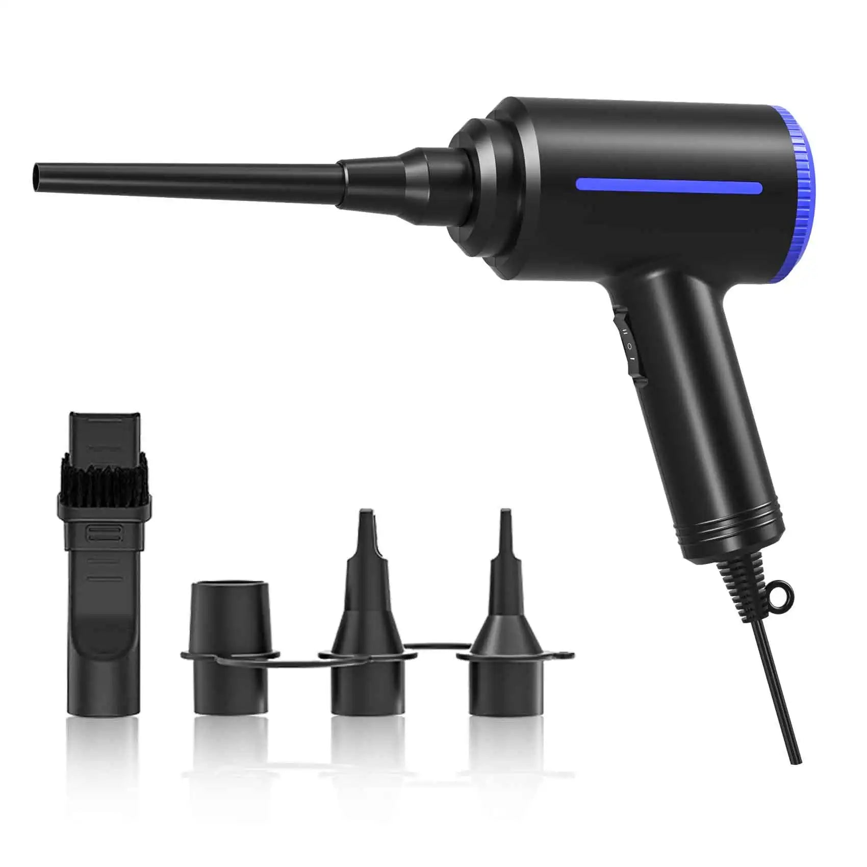 500W Electric Air Duster For PC Keyboard Cleaning Power