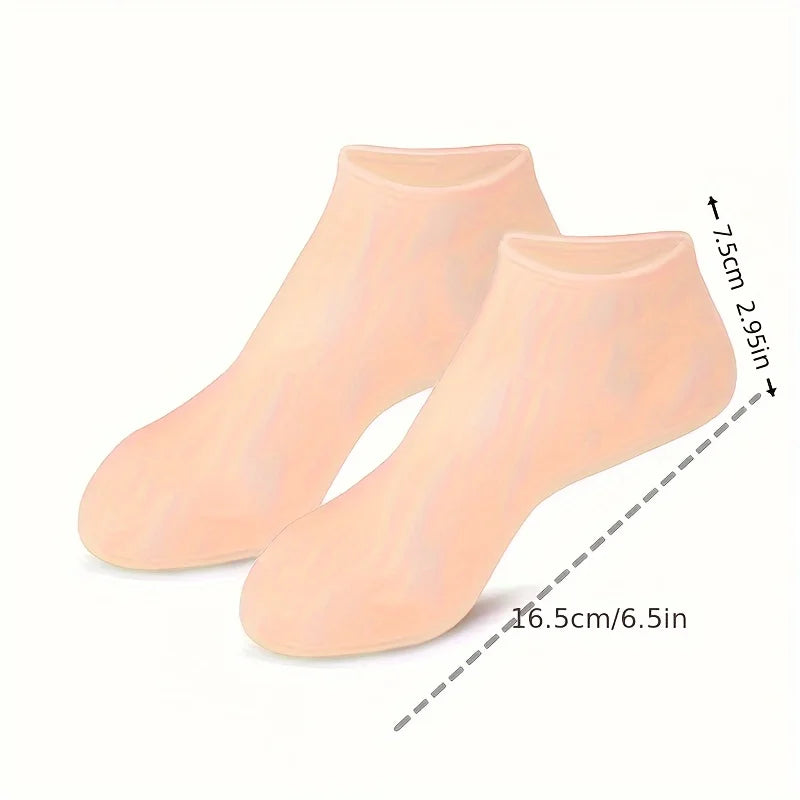 Moisturizing Silicone Gel Socks for Cracked Feet Care - Smarsty