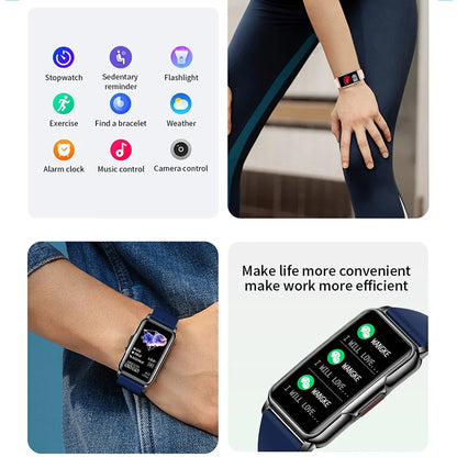 Waterproof Smartwatch for Men and Women with Heart Rate Tracker - Smarsty