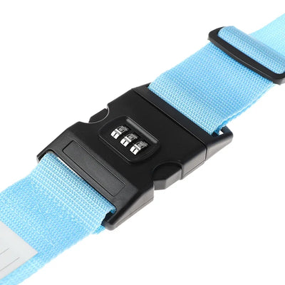 Luggage Strap Anti-theft Luggage Buckle  Password Adjustable Bundling Packing Baggage Belt Suitcase Trunk Belts Bag Accessories - Smarsty