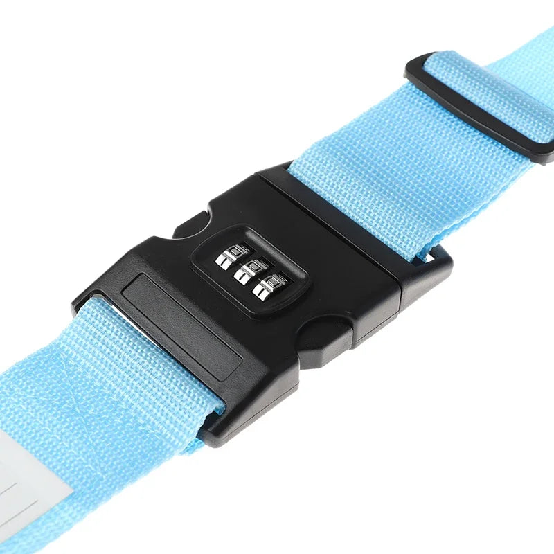 Luggage Strap Anti-theft Luggage Buckle  Password Adjustable Bundling Packing Baggage Belt Suitcase Trunk Belts Bag Accessories