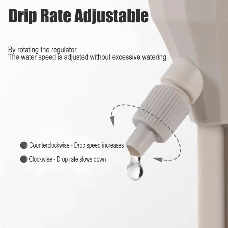 Adjustable Drip Irrigation System for Self Watering Plants - Smarsty