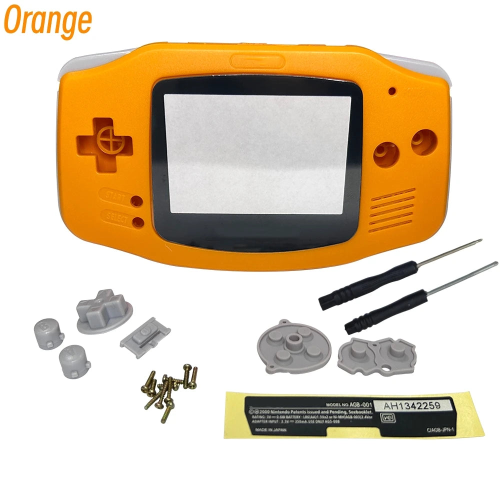 GBA Console Replacement Shell Case With Screen Lens - Smarsty