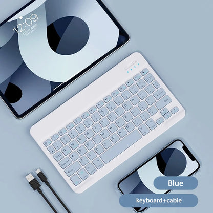 Magnetic Tablet Keyboard for Tablets Bluetooth Rechargeable