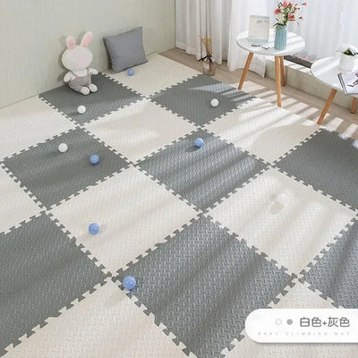 16pcs Foam Baby Play Mat Puzzle Mat Kids Interlocking Exercise Tiles Rugs Puzzle Floor Tiles Toy Carpet Soft Carpet 30*30*1cm by Smarsty