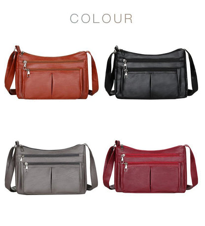 Korean Handbag Designer Leather Crossbody Bag for Women - Smarsty