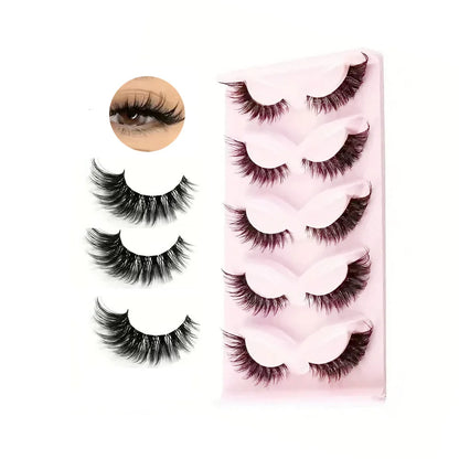 High Quality Cat False Eyelashes with Transparent Stems - Smarsty