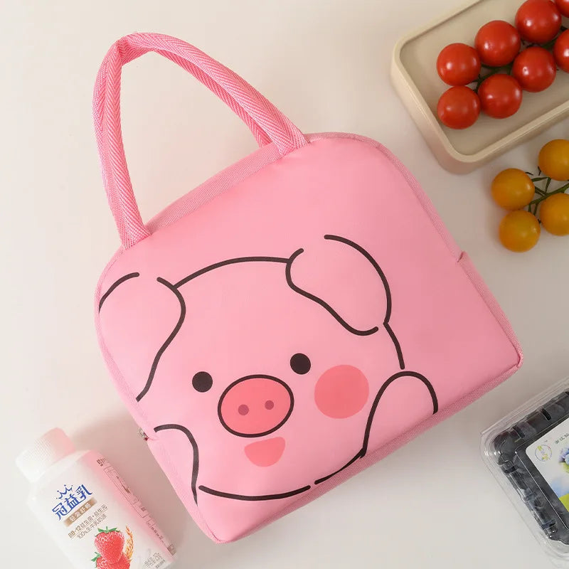 Cartoon Animals Kids Insulated Lunch Bag with Free Shipping - Smarsty