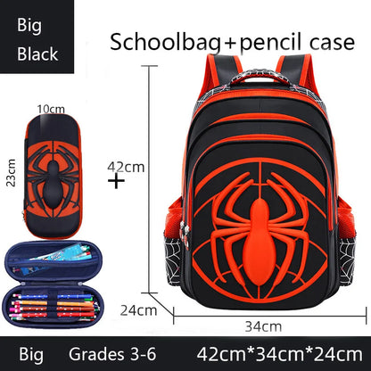 Spider Backpack and Pencil Case Set for Kids Waterproof - Smarsty