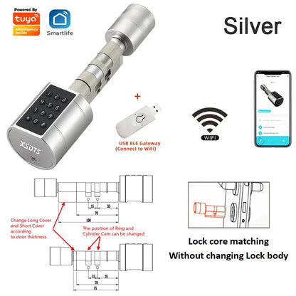 Smart Fingerprint Door Lock with Remote Control - Smarsty