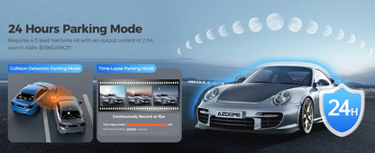4K Dash Cam With GPS And Superior Night Vision Parking - Smarsty