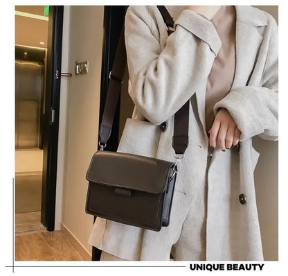 PU Leather Crossbody Bag For Women Travel Friendly Flap - Smarsty