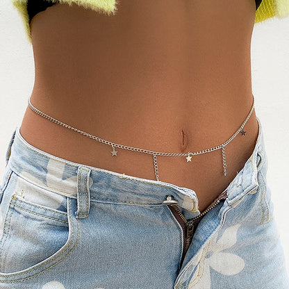 PuRui Sexy Crystal Glass Belly Chain for Women - Smarsty