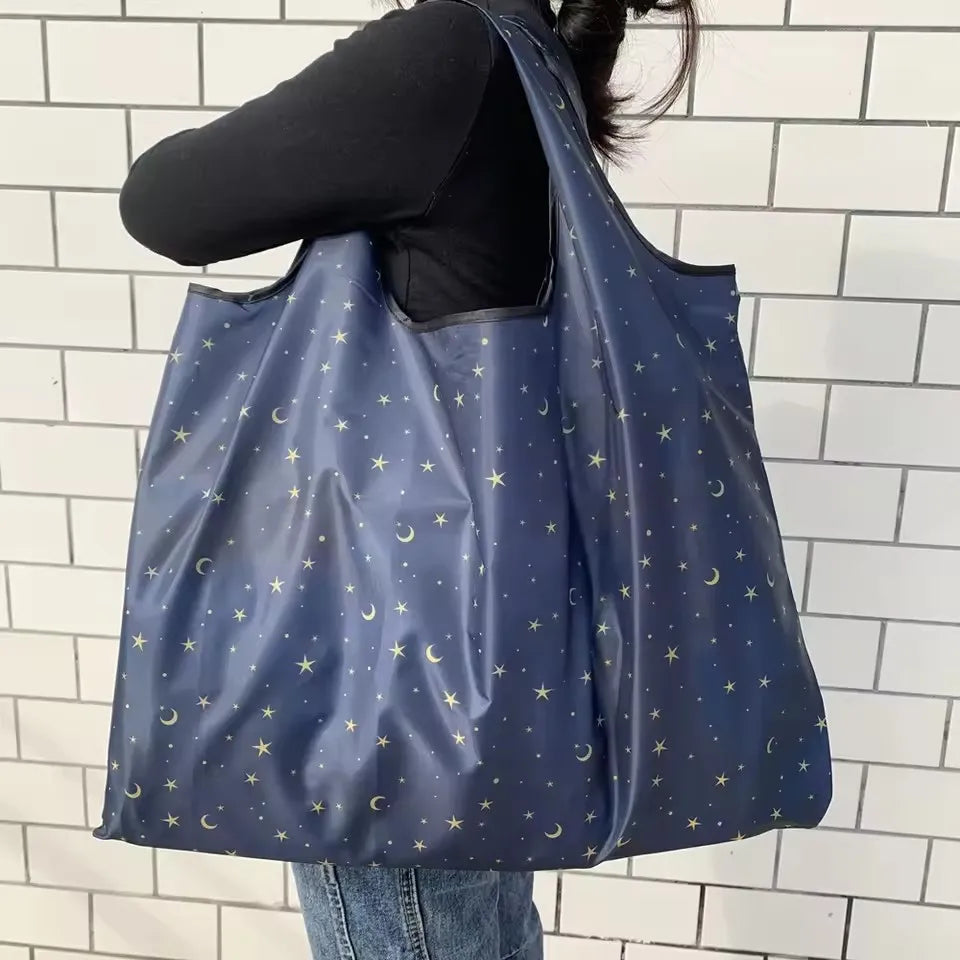 Eco Friendly Folding Shopping Bag Reusable Tote For Travel - Smarsty