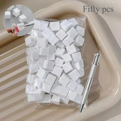 50Pcs Nail Art Sponge Set for Perfect Gradients - Smarsty