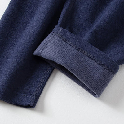 2/4 Pcs Men's Solid Color Simple Autumn And Winter Thermal Underwear Comfortable And Casual Bottoming Underwear Teenagers Pajama - Smarsty