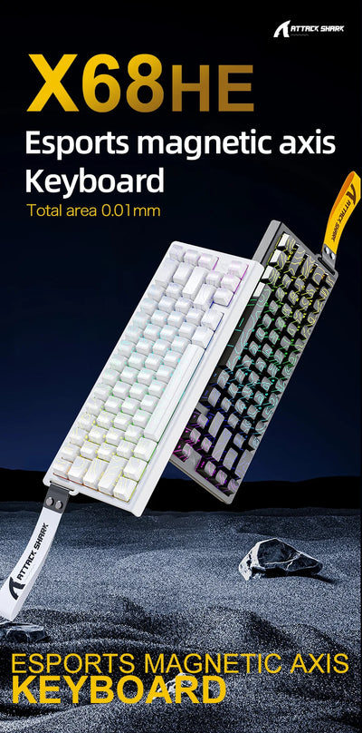 Wired Mechanical Gaming Keyboard With Rapid Trigger 8000Hz - Smarsty
