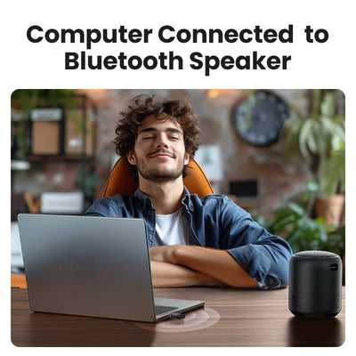 USB Bluetooth Adapter, Bluetooth 6.0 Dongle for PC Windows 11/10/8.1, Bluetooth Receiver & Transmitter for Keyboard/Mouse - Smarsty