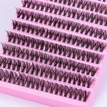 DIY Eyelash Extension Kit with 200pcs D Curl Clusters - Smarsty