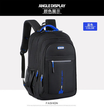 Men's Backpacks Oxford Waterproof Rucksack Business Computer Bag Casual Travel Backpack Senior High School Student Schoolbag
