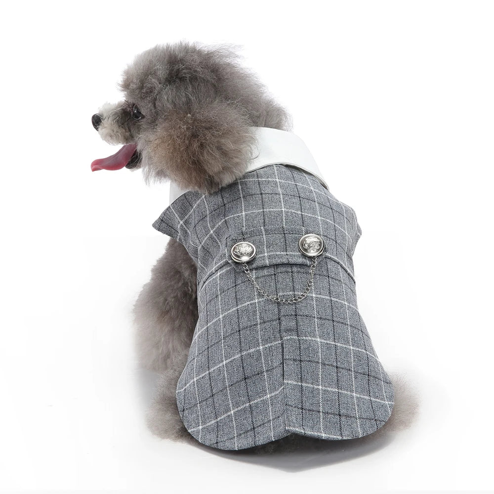 Formal Tuxedo Dog Costume for Weddings and Events - Smarsty