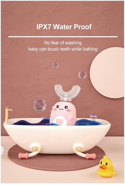 Children's Smart Electric Toothbrush with 360 Degree Cleaning - Smarsty
