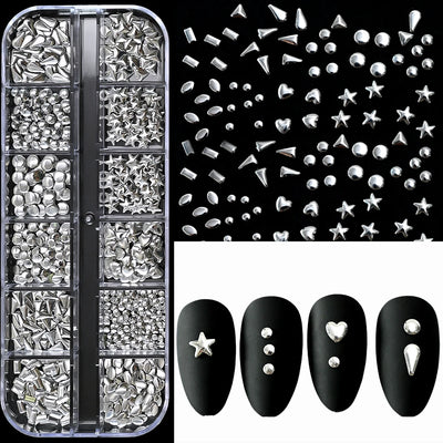 Gold Silver Caviar Bead Nail Charms for Stunning Manicures - Smarsty
