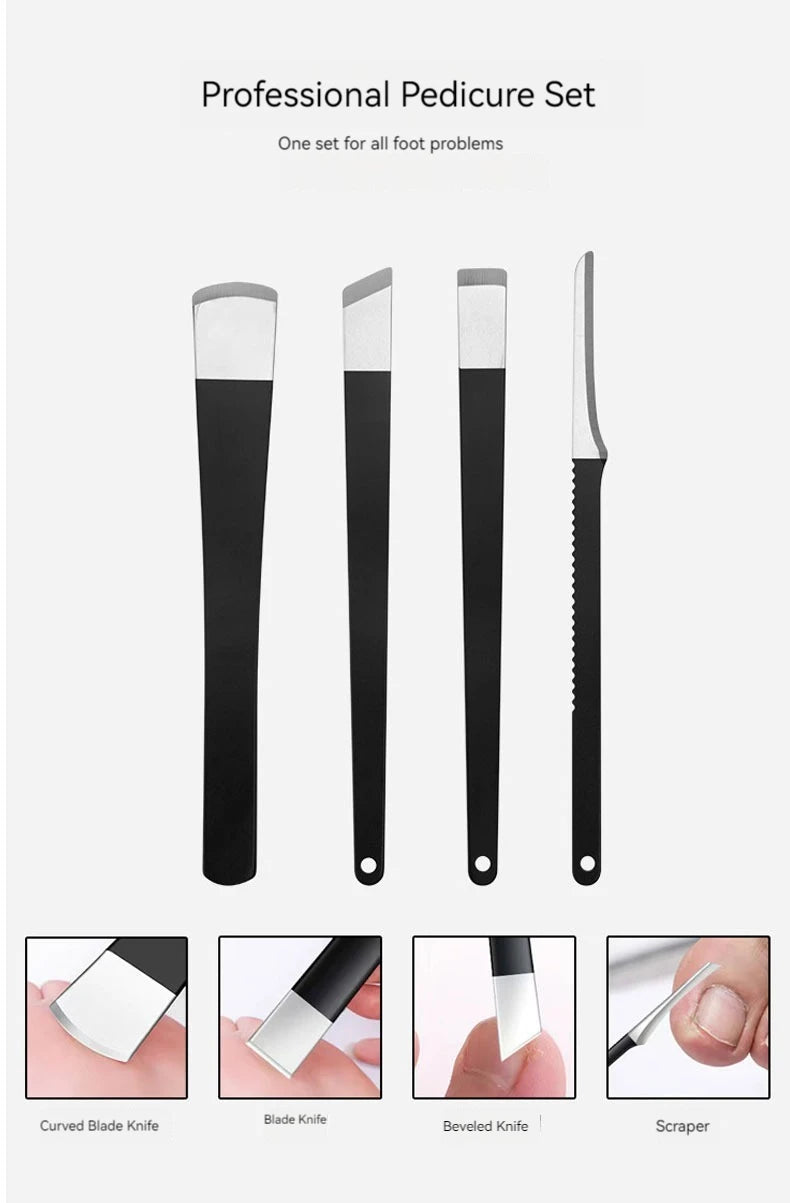 Professional Pedicure Knife Set for Dead Skin Removal - Smarsty