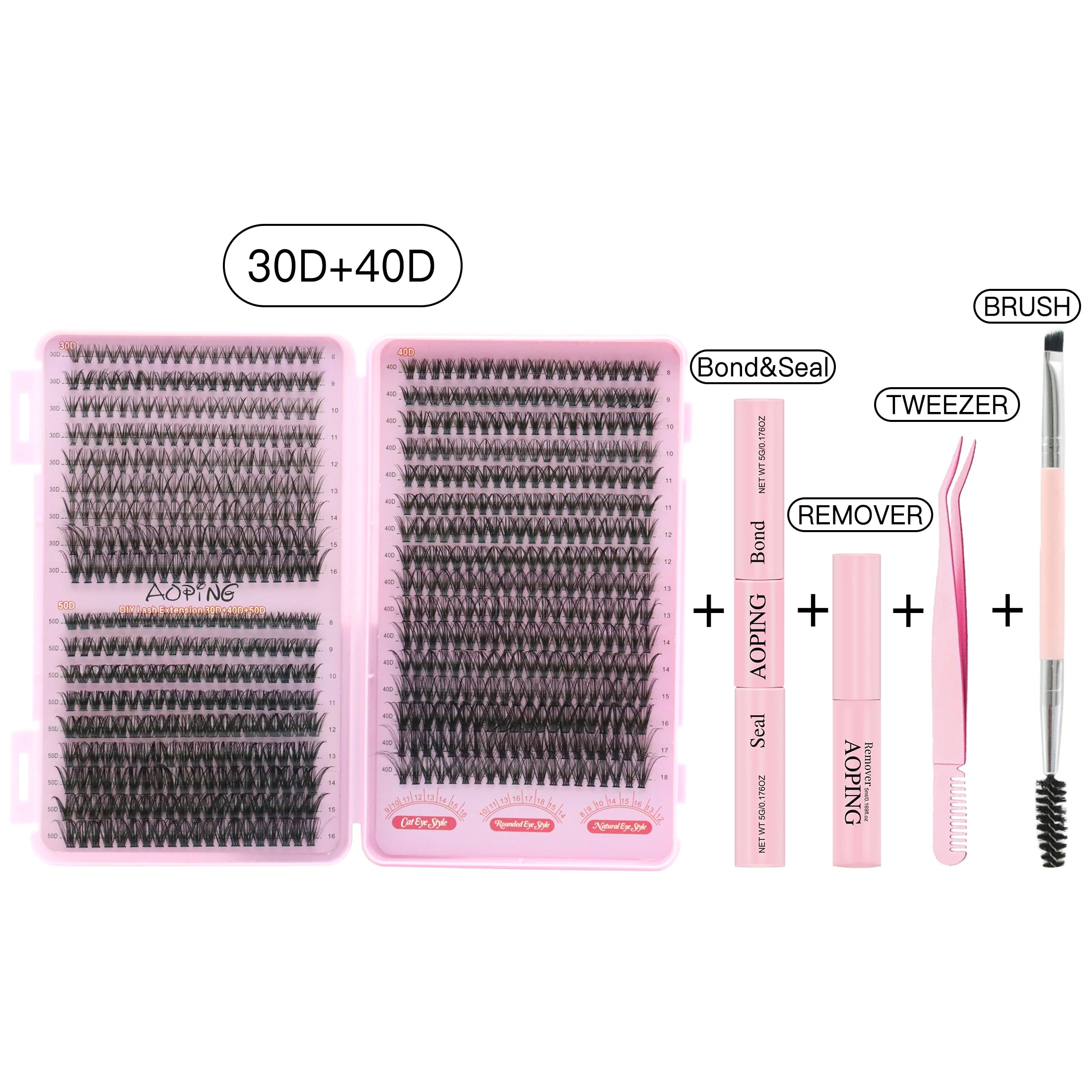 DIY False Eyelashes with Application Tools for All Styles - Smarsty