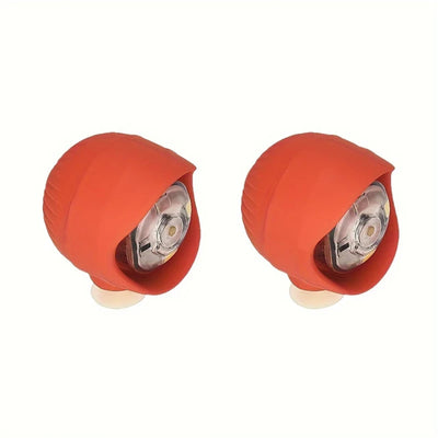 2pcs Shoe Lights PVC LED Headlight Shoe Charms Accessories for Night Rides, Walk & Dog Walks Outdoor Activities,3 Lighting Modes - Smarsty
