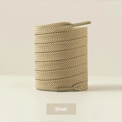 1Pair Fabric Flat Shoe laces Classic Shoelaces for Sneakers White Black Shoelace Quality Laces Shoes 100/120/140/160CM Strings - Smarsty