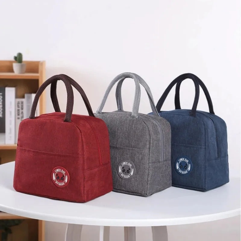Large Capacity Insulated Bento Lunch Bag For Portable Meals - Smarsty