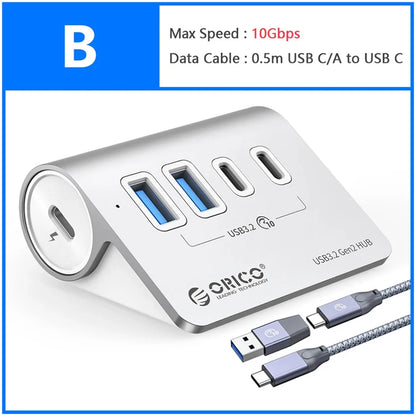High Performance USB Docking Station With 10Gbps Hub