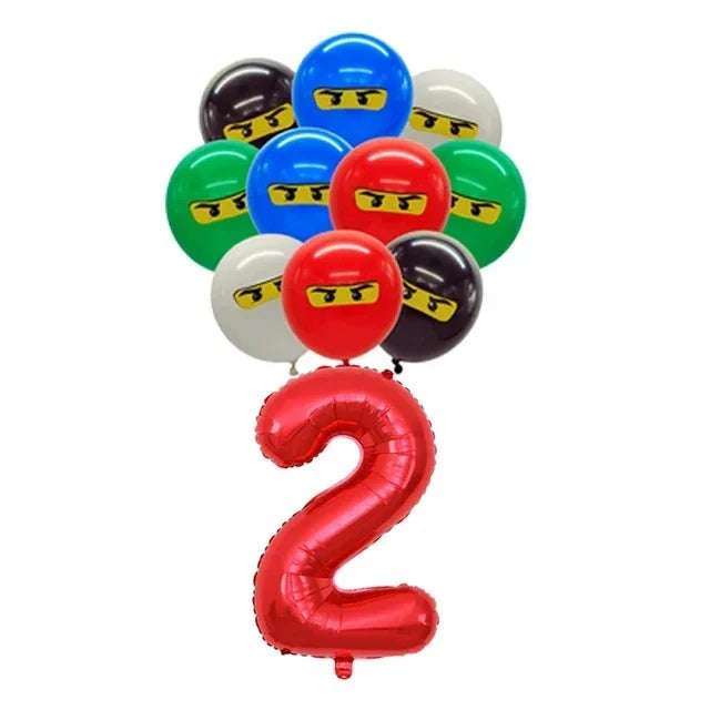 Ninja Theme Birthday Party Disposable Tableware Set - Smarsty