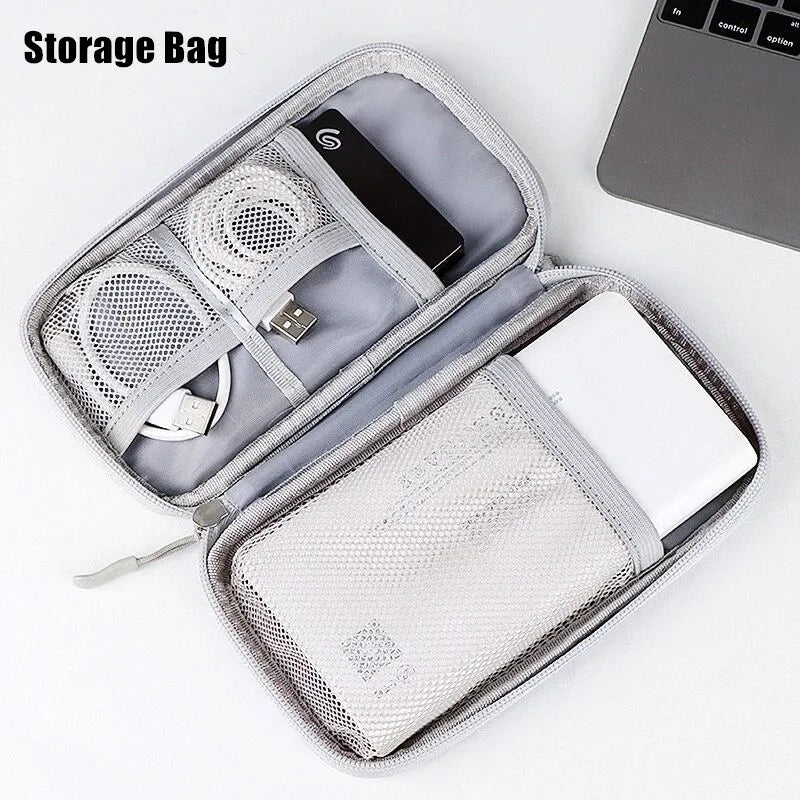 Travel Cable Organizer Case Zipper for Electronics - Smarsty
