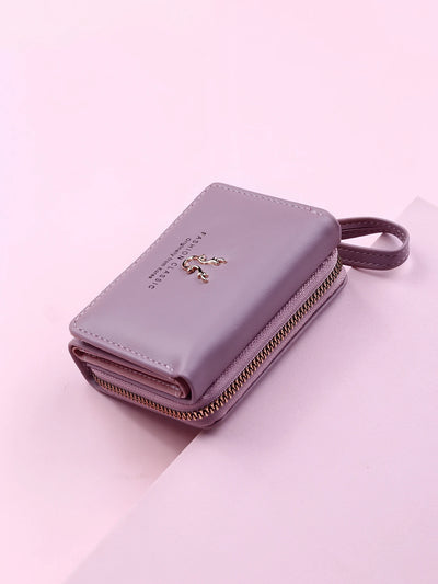 Luxury Brand Women's Small Wallet Female Card Holder Short Wallets with Coin Purse for Woman Ladies PU Leather Hasp Mini Clutch - Smarsty