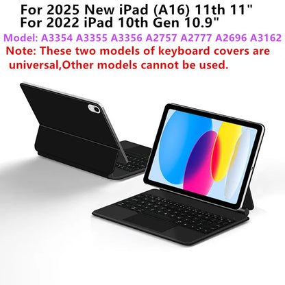 Magic Keyboard for iPad 11th Gen Backlit Magnetic Folio