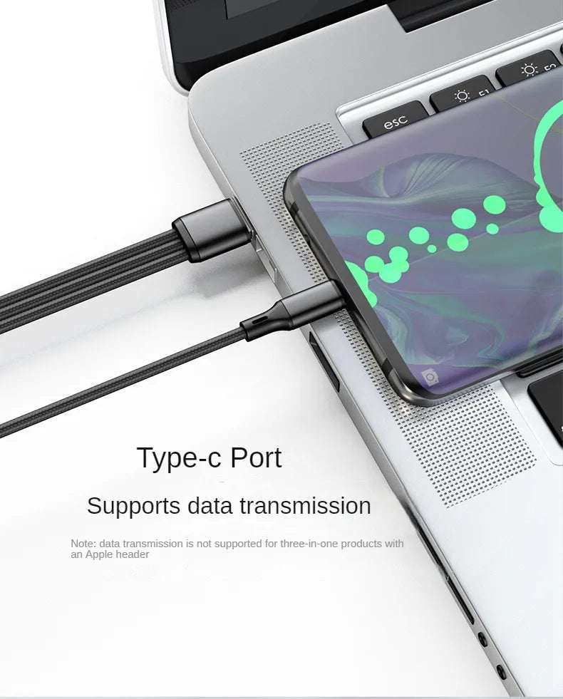 3 in 1 USB Charge Cable for Fast Mobile Charging - Smarsty