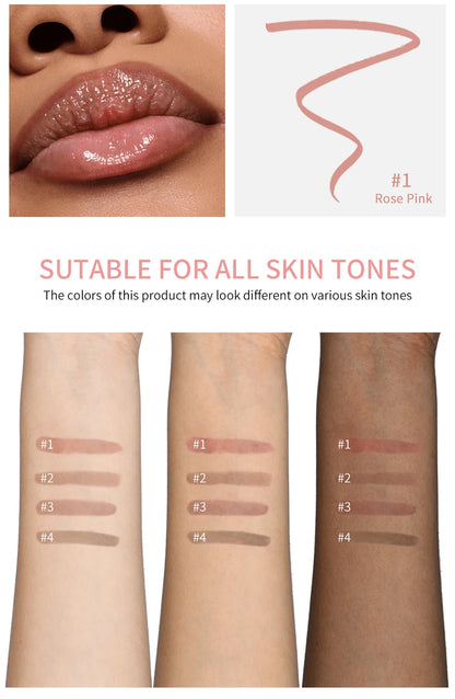 Waterproof Long Lasting Lip Liner with Hydrating Formula - Smarsty