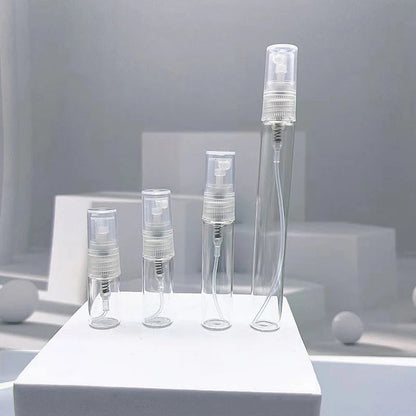 Mini Clear Glass Perfume Bottles Portable Travel Set - Smarsty