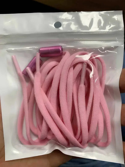 1Pair Elastic Lazy Shoelaces No Tie Shoe Laces Sneakers Flats Shoelaces for Kids Adult Quick Shoelace Fit All Shoes Freeshipping