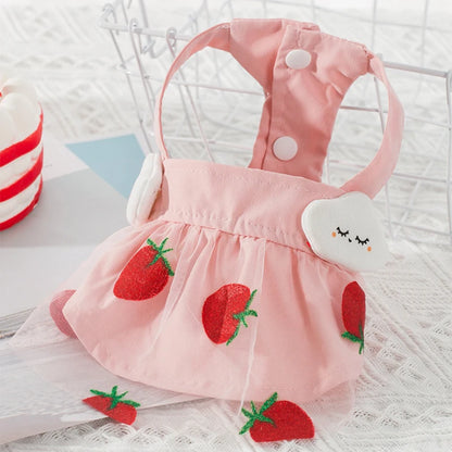 Luxury Strawberry Dog Dress for Spring and Summer - Smarsty