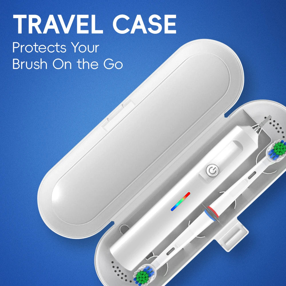 Rotating Electric Toothbrush with Timer and Travel Case - Smarsty