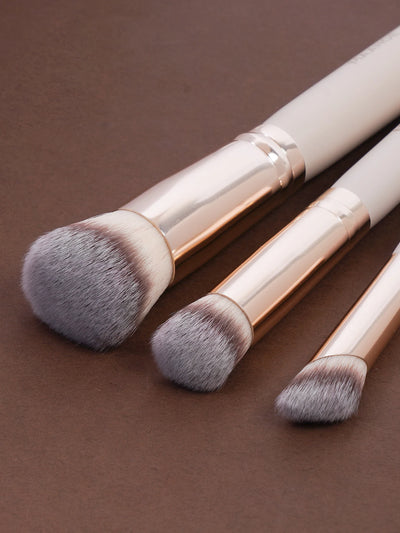 Maange 3Pcs Makeup Brushes and 2Pcs Powder Puffs Set - Smarsty