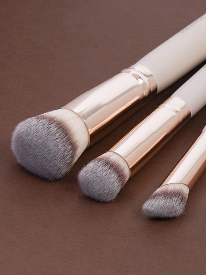 Maange 3Pcs Makeup Brushes and 2Pcs Powder Puffs Set - Smarsty