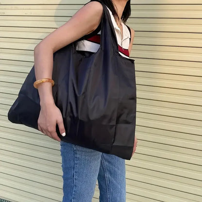 Versatile Folding Canvas Shopping Bag With Large Capacity - Smarsty