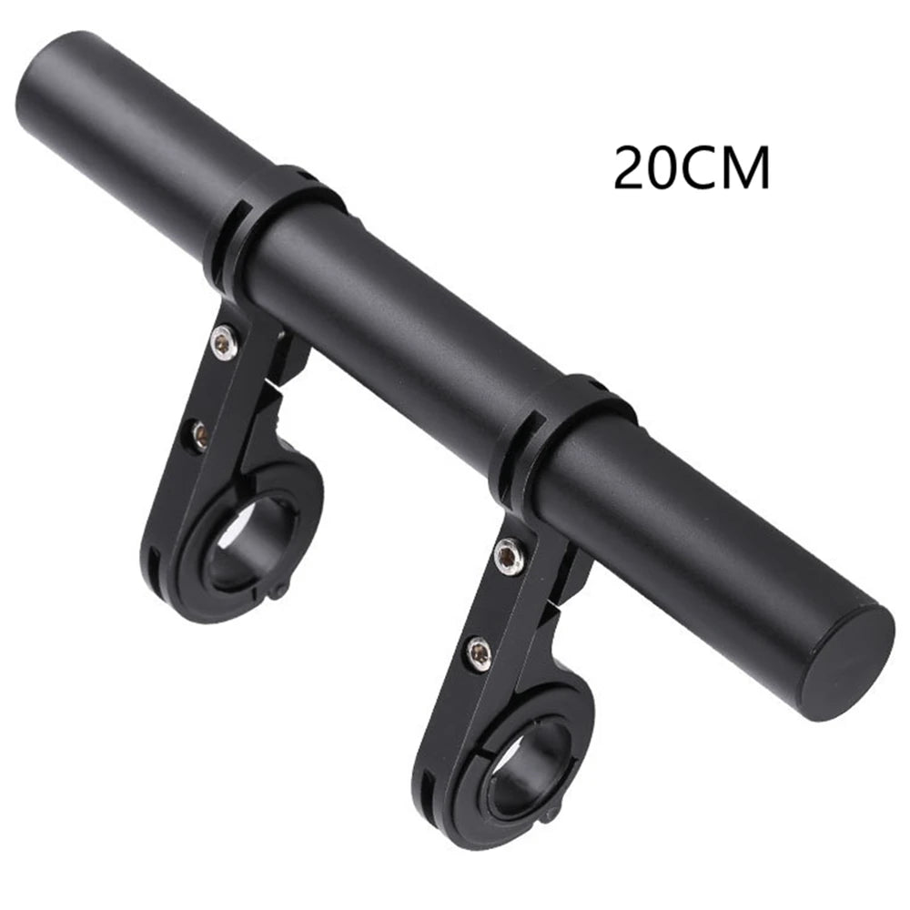 10/20/30cm Bicycle Handlebar Extended Bracket MTB Headlight Mount Extented Bar Road Mountain Bike Handlebar Extender Rack Parts
