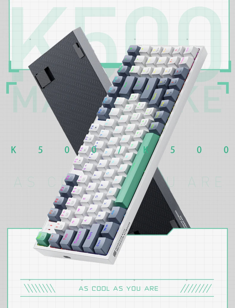 Mechanical Keyboard Rgb Gaming Wired 94 Keys Hot Swappable